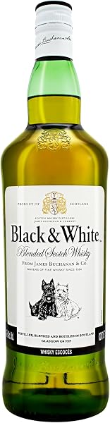 Whisky Black & White Blended Scotch 1L